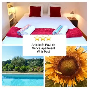 Appartement Artistic Saint-paul-de-vence With Pool, Saint-Paul-de-Vence